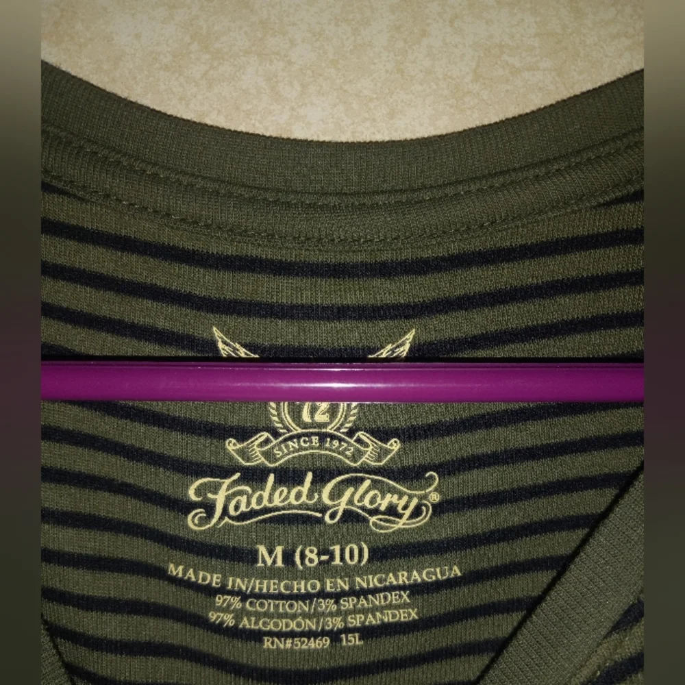 Long Sleeve Striped Tee - Picture 3 of 3